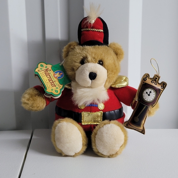Nutcracker Bear plush by Gibson Greetings vintage NWT Christmas - Picture 8 of 10